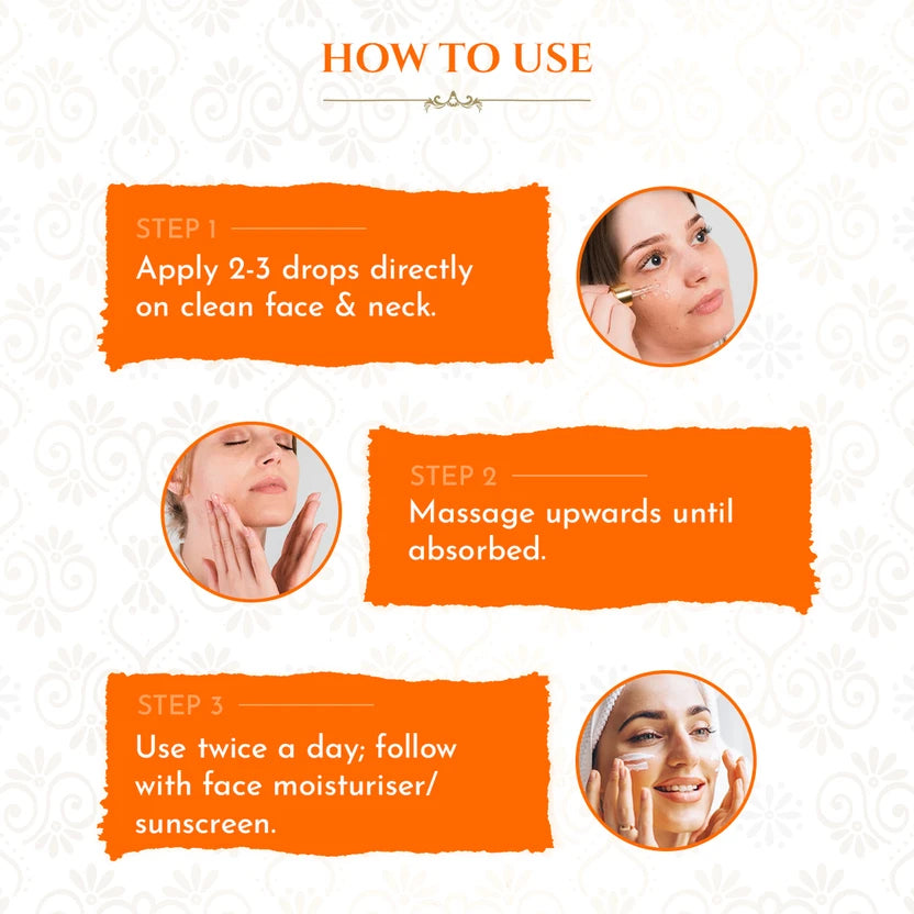 Khadi Essentials 10% Vitamin C Face Serum Grapefruit Extract