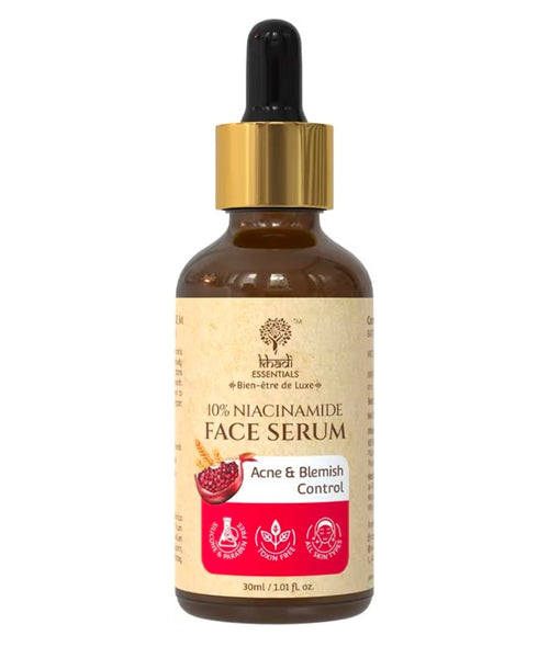 Khadi Essentials 10% Niacinamide Face Serum for Acne & Blemish Control, 30ml